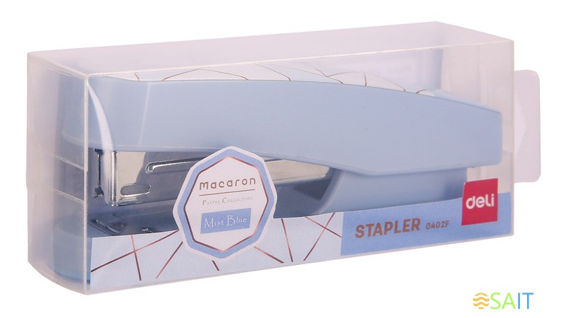 Степлер Deli E0402F Macaron 24/6 26/6 (25листов) ассорти закрытый/открытый коробка