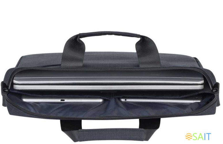 Сумка для ноутбука 17.3" Riva 8355 черный полиэстер