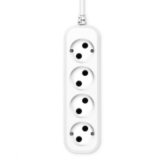 Сетевой удлинитель Buro BU-PSL4.5/W 5м (4 розетки) белый (пакет ПЭ)