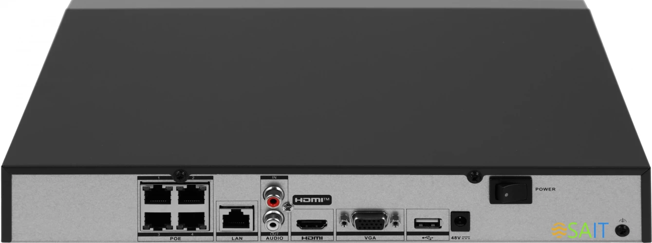 Видеорегистратор Hikvision DS-7604NXI-K1/4P(B)