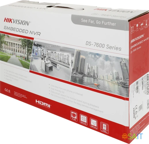 Видеорегистратор Hikvision DS-7604NXI-K1/4P(B)
