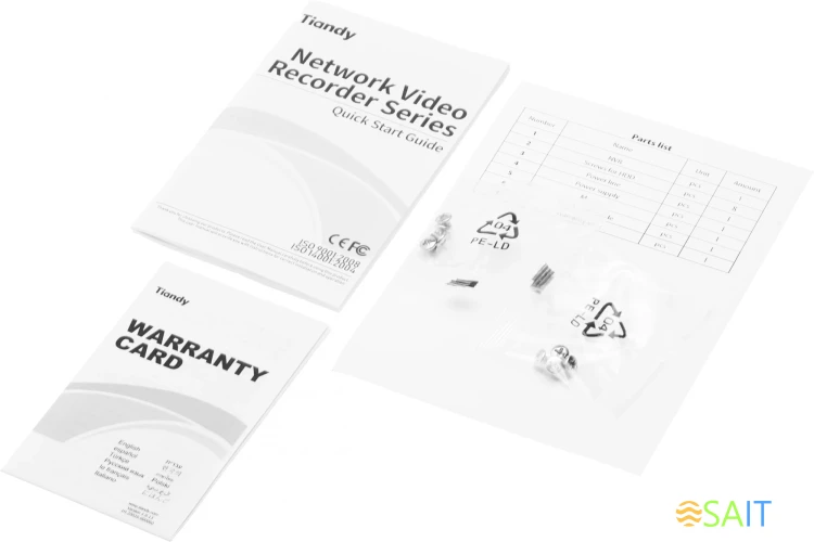 Видеорегистратор Tiandy TC-R3232 I/B/K/V3.1