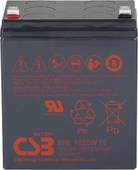Батарея для ИБП CSB HRL1225W F2 FR 12В 5Ач