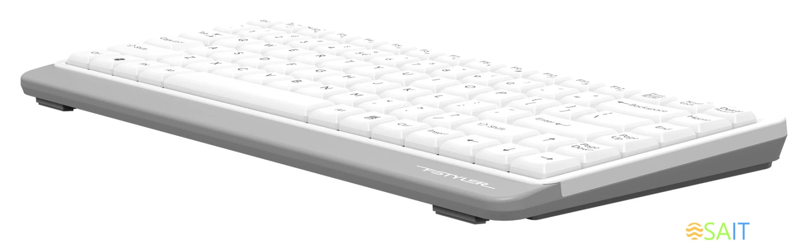 Клавиатура A4Tech Fstyler FKS11 белый/серый USB (FKS11 WHITE)