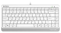 Клавиатура A4Tech FKS11 белый/серый USB (FKS11 WHITE) кабель 1.5м