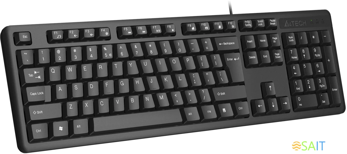 Клавиатура A4Tech KKS-3 черный USB