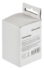 Скрепочница Silwerhof 503001 магнитная с наполнением прозрачный картонная коробка