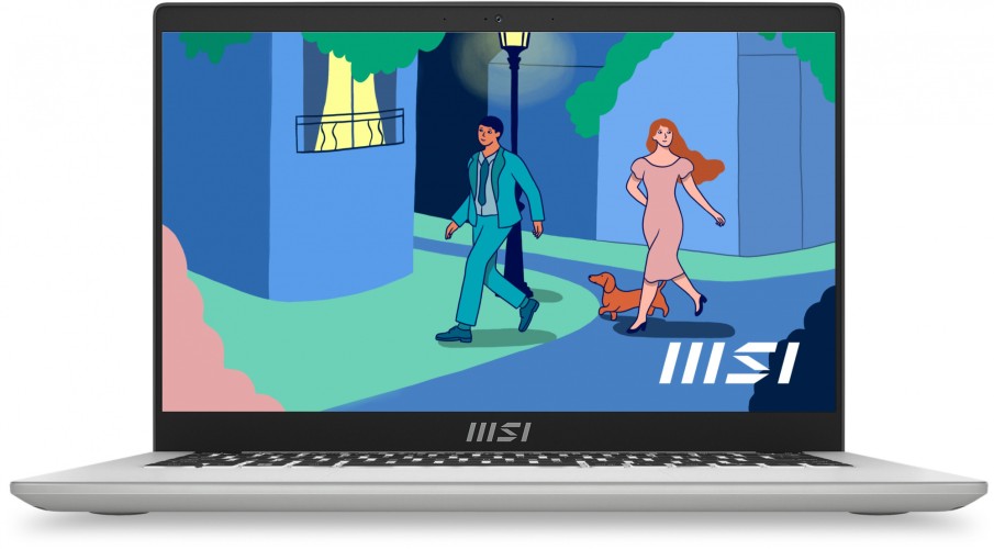 Ультрабук MSI Modern 14 C12MO-688RU Core i7 1255U 16Gb SSD512Gb Intel Iris Xe graphics 14" IPS FHD (1920x1080) Windows 11 Professional silver WiFi BT Cam (9S7-14J111-688)