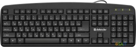 Клавиатура Defender Office HB-910 черный USB