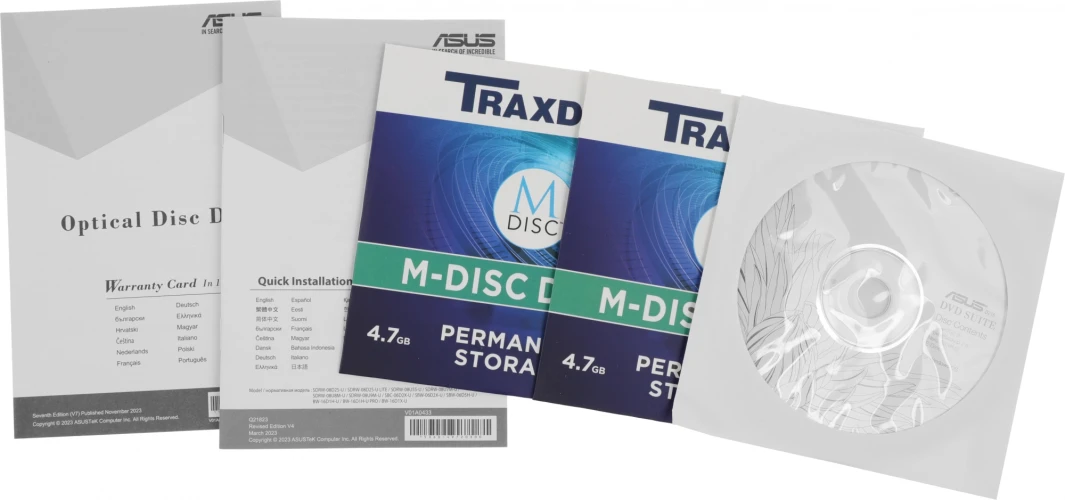 Привод DVD-RW Asus SDRW-08U7M-U серебристый USB ultra slim внешний RTL