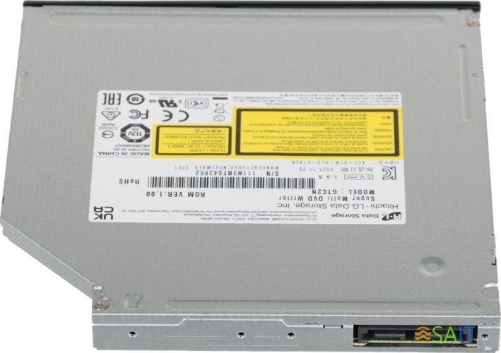 Привод DVD-RW LG GTC2N черный SATA slim внутренний oem