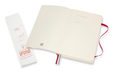 Блокнот Moleskine CLASSIC SOFT EXPENDED QP616EXPF2 Large 130х210мм 400стр. линейка мягкая обложка красный