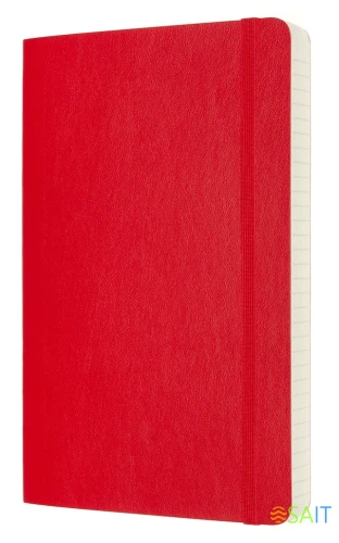 Блокнот Moleskine CLASSIC SOFT EXPENDED QP616EXPF2 Large 130х210мм 400стр. линейка мягкая обложка красный