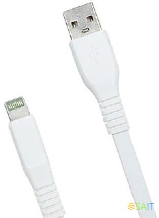 Кабель Premier 6-703RL45 2.0W USB (m)-Lightning (m) 2м белый пакет