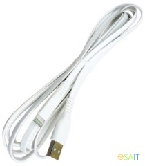 Кабель Premier 6-703RL45 2.0W USB (m)-Lightning (m) 2м белый пакет