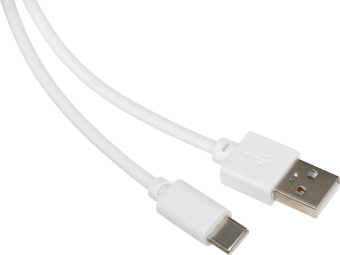 Кабель USB (m)-USB Type-C (m) 1м белый