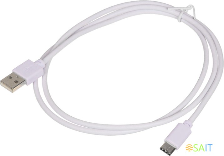 Кабель USB (m)-USB Type-C (m) 1м белый