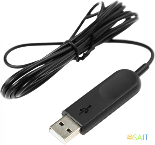 Наушники с микрофоном Logitech H340 черный 1.8м накладные USB оголовье (981-000509)