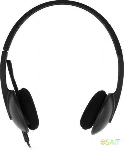 Наушники с микрофоном Logitech H340 черный 1.8м накладные USB оголовье (981-000509)