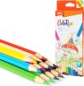 Карандаши цв. Deli EC130-12 ColoRun шестигран. дерево 12цв. коробка/европод. (12шт)