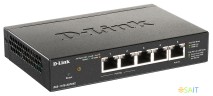 Коммутатор D-Link DGS-1100-05PDV2 5x1Гбит/с 2PoE 18W настраиваемый