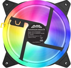 Вентилятор для корпуса GMNG GG-CF120ARGB2-PWMBK ARGB 120х120x25 черный 4-pin 28дБ Ret