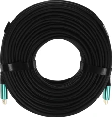 Кабель аудио-видео Cactus CS-HDMI-AOC-2.1-70 HDMI (m)/HDMI (m) 70м. позолоч.конт. черный