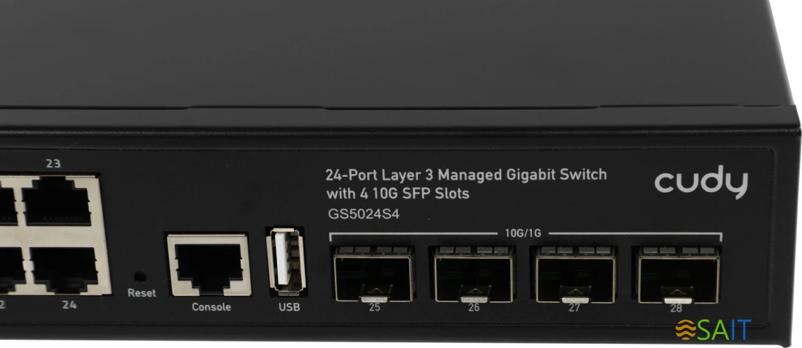 Коммутатор Cudy GS5024S4 (L3) 24x1Гбит/с 4SFP+ управляемый