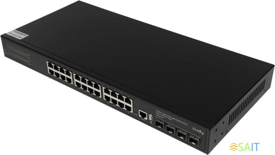 Коммутатор Cudy GS5024S4 (L3) 24x1Гбит/с 4SFP+ управляемый