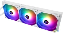 Система водяного охлаждения Thermalright Frozen Warframe 420 ARGB Soc-AM5/AM4/1200/1700/1851 белый 4-pin 29.8dB Al LCD Ret (F-WFRAME-420-WH-ARGB)