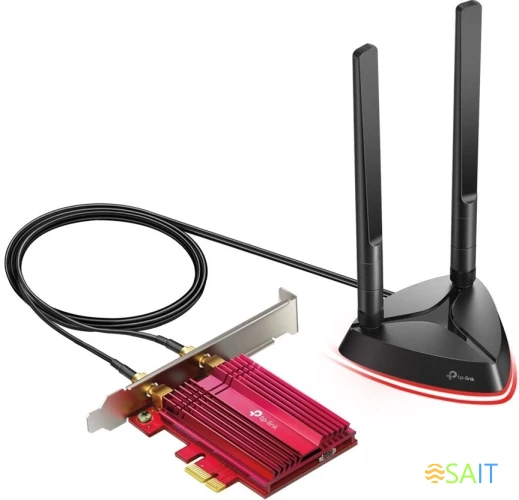 Сетевой адаптер Wi-Fi + Bluetooth TP-Link Archer TX3000E AX3000 PCI Express (ант.внеш.съем) 2ант.