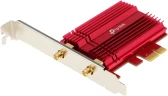 Сетевой адаптер Wi-Fi + Bluetooth TP-Link Archer TX3000E AX3000 PCI Express (ант.внеш.съем) 2ант.