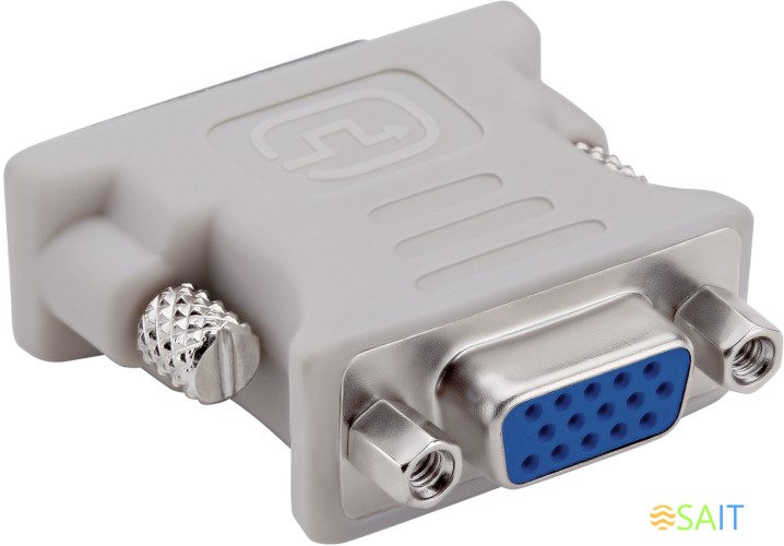 Адаптер Buro DVI-I(m) VGA (f)