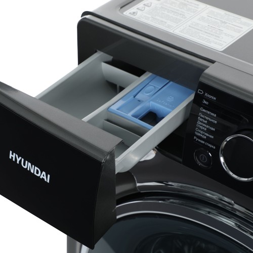 Стиральная машина Hyundai WFE8408 Dark Gray класс: A+++ загр.фронтальная макс.:8кг черный инвертер