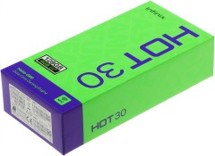 Смартфон Infinix X6831 Hot 30 128Gb 4Gb белый моноблок 3G 4G 2Sim 6.78" 1080x2460 Android 13 50Mpix 802.11 a/b/g/n/ac NFC GPS GSM900/1800 GSM1900 FM microSD max1024Gb