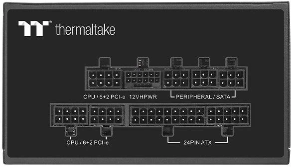 Блок питания Thermaltake ATX 850W Toughpower PF3 Gen.5 80+ platinum 24pin APFC 120mm fan 8xSATA Cab Manag RTL
