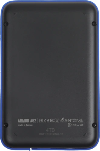 Жесткий диск Silicon Power USB3.0 4TB SP040TBPHD62LS3B Armor A62 2.5" черный