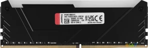 Память DDR4 16GB 3600MHz Kingston KF436C18BB2A/16 Fury Beast RGB RTL Gaming PC4-28800 CL18 DIMM 288-pin 1.35В single rank с радиатором Ret