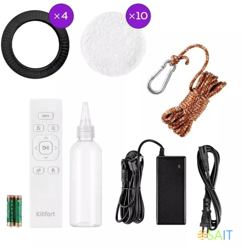 Мойщик окон Kitfort КТ-5181 пит.:от сети белый/черный