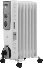 Радиатор масляный Royal Clima Siena ROR-S7-1500M 1500Вт белый/серый