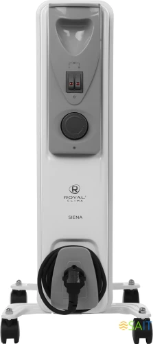 Радиатор масляный Royal Clima Siena ROR-S7-1500M 1500Вт белый/серый