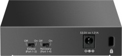 Коммутатор TP-Link LS105GP (L2) 5x1Гбит/с 4PoE 65W неуправляемый