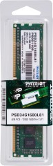 Память DDR3L 4Gb 1600MHz Patriot PSD34G1600L81 Signature RTL PC3-12800 CL11 DIMM 240-pin 1.35В single rank Ret