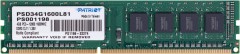 Память DDR3L 4Gb 1600MHz Patriot PSD34G1600L81 Signature RTL PC3-12800 CL11 DIMM 240-pin 1.35В single rank Ret