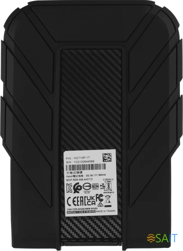 Жесткий диск A-Data USB 3.0 1Tb AHD710P-1TU31-CBK HD710Pro DashDrive Durable 2.5" черный