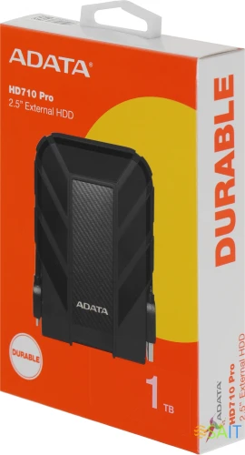 Жесткий диск A-Data USB 3.0 1Tb AHD710P-1TU31-CBK HD710Pro DashDrive Durable 2.5" черный