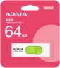 Флеш Диск A-Data 64GB UV320 AUV320-64G-RWHGN USB3.2 белый/зеленый