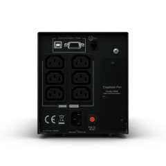 ИБП CyberPower PR750ELCD, Line-Interactive, 750VA/675W, 6 IEC-320 С13 розеток, USB&amp;Serial, SNMPslot, LCD дисплей, Black, 0.48х0.27х0.28м., 13.5кг. CyberPower PR750ELCD 750VA