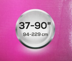 Кронштейн для телевизора Ultramounts UM913 черный 37"-90" макс.75кг настенный поворотно-выдвижной и наклонный