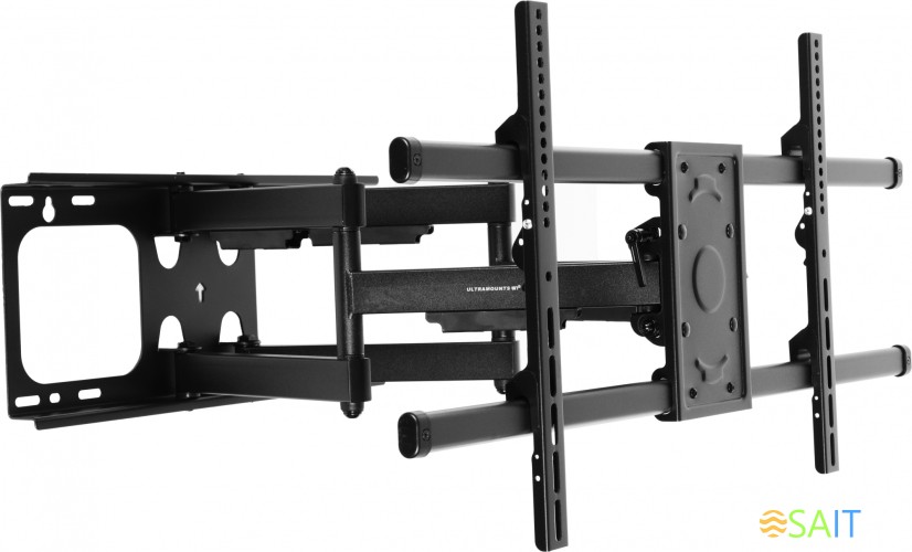 Кронштейн для телевизора Ultramounts UM913 черный 37"-90" макс.75кг настенный поворотно-выдвижной и наклонный